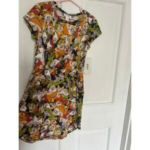 Lularoe Snow White and The Seven Dwarfs Dress - Size 8